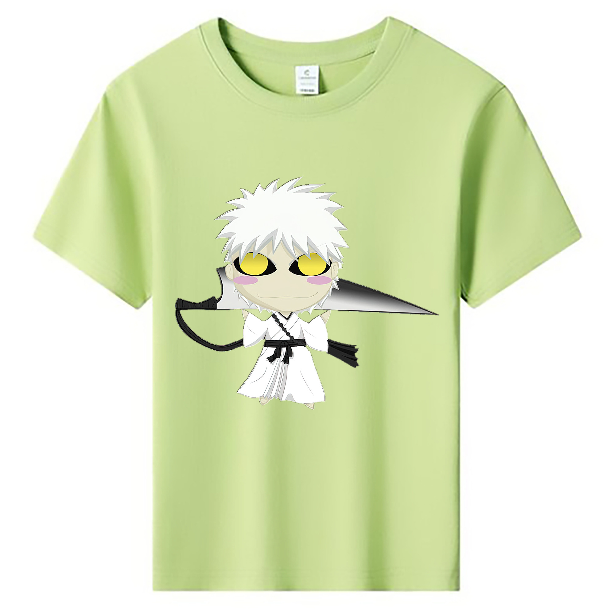 （画像用） ブリーチ 黒崎一護（くろさき いちご）BLEACH Kurosaki Ichigo 綿100％キッズTシャツ（フロントプリント）